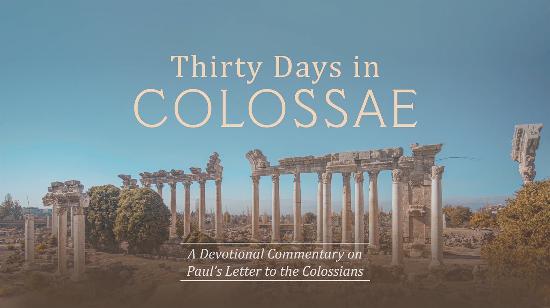 Thirty Days in Colossae Cover